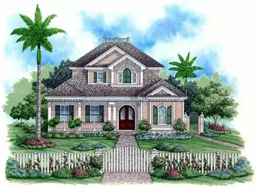 Country house plans 55-211 - front exterior, 3,379 sq ft, 3 bed, 3 bath house plans | Monster House Plans