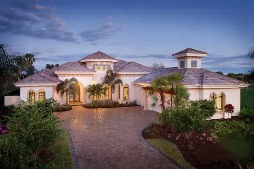 Mediterranean house plans 55-232 - front exterior, 3,800 sq ft, 4 bed, 4 bath house plans | Monster House Plans
