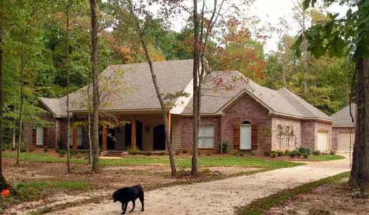 Southern Colonial house plans 56-108 - front exterior, 2,899 sq ft, 3 bed, 2 bath house plans | Monster House Plans