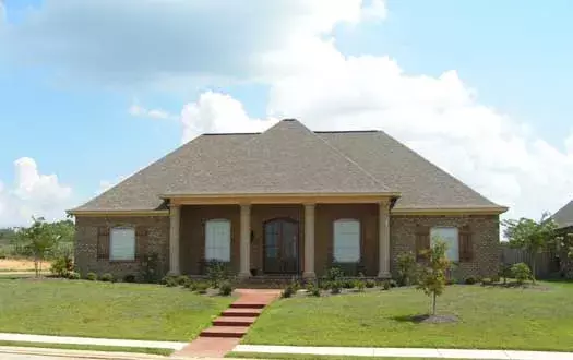 Southern house plans 56-111 - front exterior, 2,215 sq ft, 3 bed, 2 bath house plans | Monster House Plans