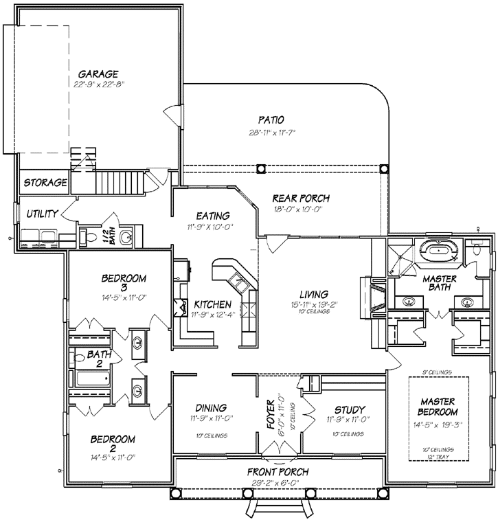 Main Floor Plan: 56-111