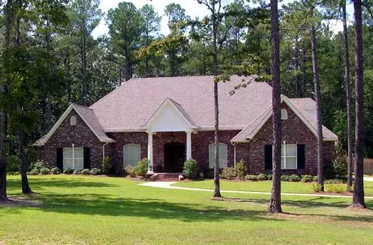 Traditional house plans 56-113 - front exterior, 3,311 sq ft, 3 bed, 4 bath house plans | Monster House Plans