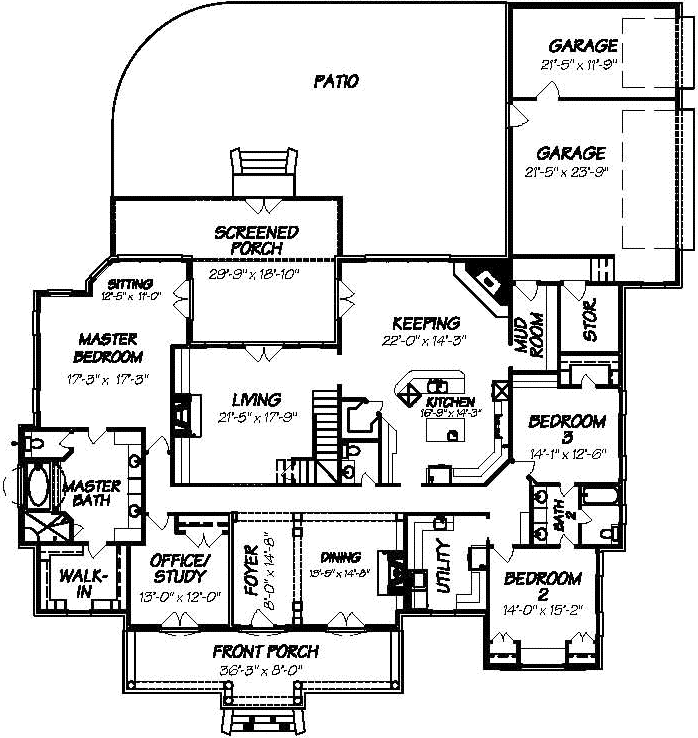 Main Floor Plan: 56-114