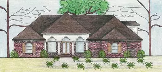 European house plans 56-116 - front exterior, 3,864 sq ft, 4 bed, 3 bath house plans | Monster House Plans