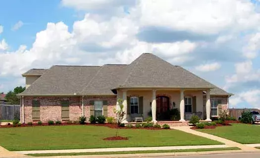 Southern house plans 56-118 - front exterior, 2,271 sq ft, 3 bed, 2 bath house plans | Monster House Plans