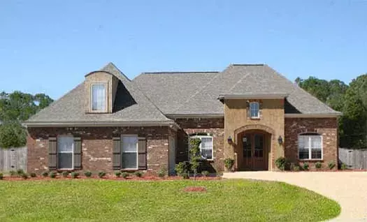 European house plans 56-120 - front exterior, 2,208 sq ft, 3 bed, 2 bath house plans | Monster House Plans