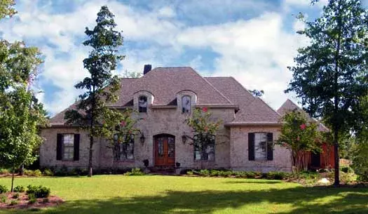 European house plans 56-123 - front exterior, 3,187 sq ft, 3 bed, 3 bath house plans | Monster House Plans
