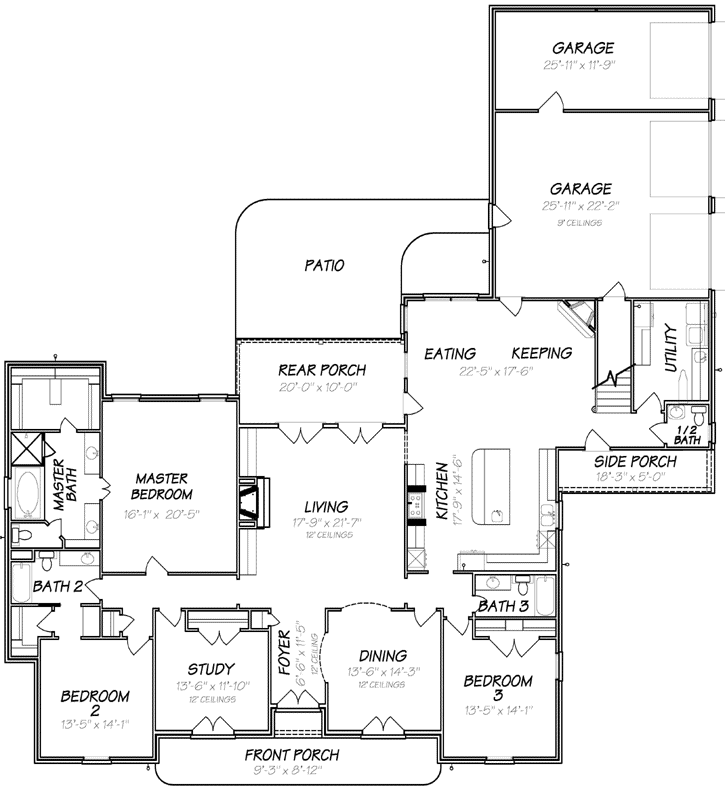 Main Floor Plan: 56-123