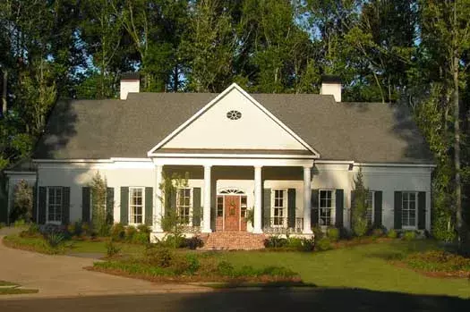 Southern house plans 56-124 - front exterior, 4,378 sq ft, 3 bed, 3 bath house plans | Monster House Plans
