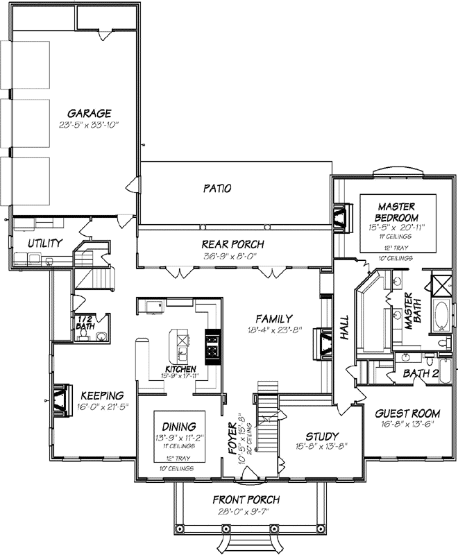 Main Floor Plan: 56-124
