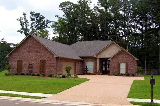 Traditional house plans 56-126 - front exterior, 2,019 sq ft, 3 bed, 2 bath house plans | Monster House Plans