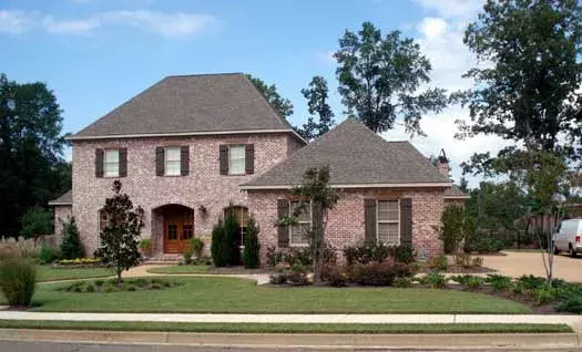 European house plans 56-130 - front exterior, 3,993 sq ft, 3 bed, 4 bath house plans | Monster House Plans