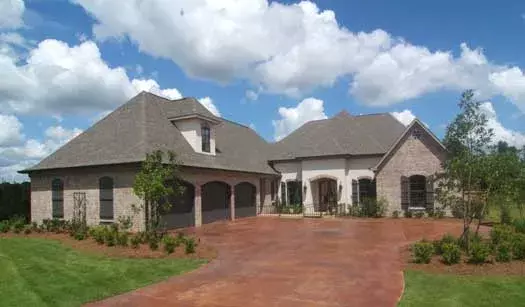 European house plans 56-133 - front exterior, 5,697 sq ft, 4 bed, 4 bath house plans | Monster House Plans