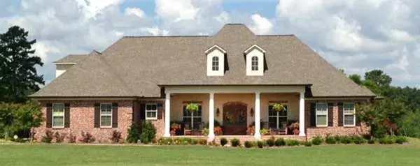 Southwest house plans 56-141 - front exterior, 3,615 sq ft, 3 bed, 2 bath house plans | Monster House Plans