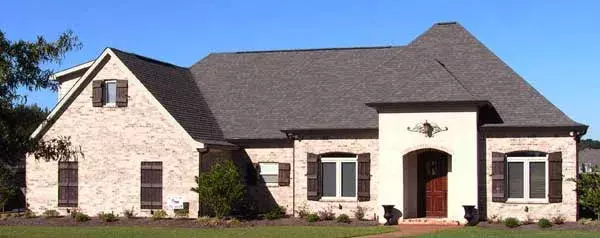European house plans 56-146 - front exterior, 2,135 sq ft, 3 bed, 2 bath house plans | Monster House Plans
