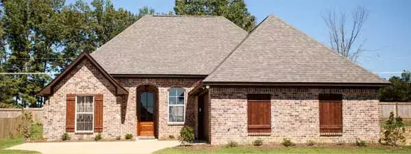 Traditional house plans 56-149 - front exterior, 1,498 sq ft, 3 bed, 2 bath house plans | Monster House Plans