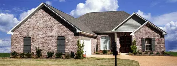 Traditional house plans 56-153 - front exterior, 1,948 sq ft, 3 bed, 2 bath house plans | Monster House Plans