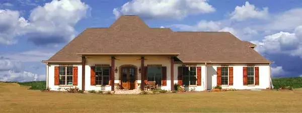 Southern house plans 56-154 - front exterior, 3,334 sq ft, 4 bed, 3 bath house plans | Monster House Plans