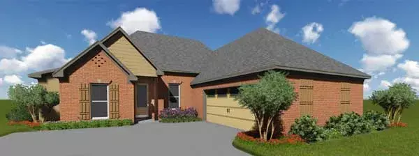 Traditional house plans 56-162 - front exterior, 1,684 sq ft, 3 bed, 2 bath house plans | Monster House Plans