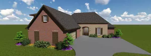 Traditional house plans 56-167 - front exterior, 1,844 sq ft, 3 bed, 2 bath house plans | Monster House Plans