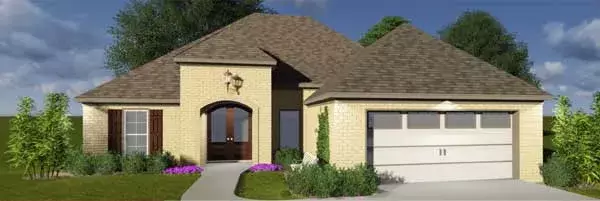 European house plans 56-175 - front exterior, 1,882 sq ft, 4 bed, 2 bath house plans | Monster House Plans