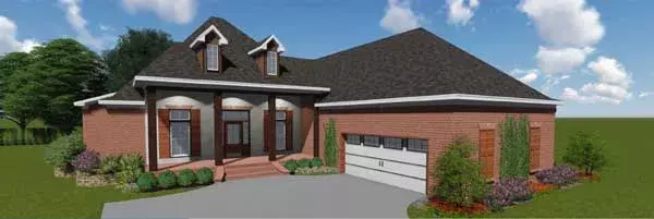 Country house plans 56-179 - front exterior, 2,373 sq ft, 4 bed, 3 bath house plans | Monster House Plans