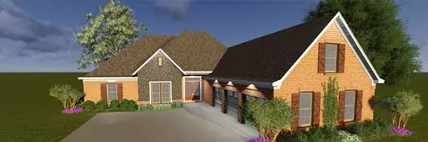 Traditional house plans 56-181 - front exterior, 2,887 sq ft, 4 bed, 3 bath house plans | Monster House Plans