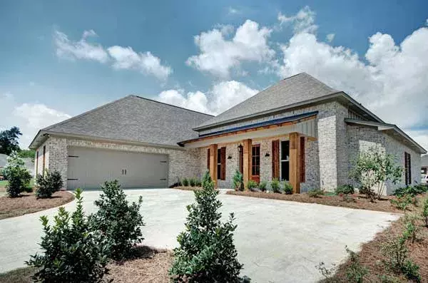 Modern Farmhouse house plans 56-233 - front exterior, 2,248 sq ft, 4 bed, 3 bath house plans | Monster House Plans