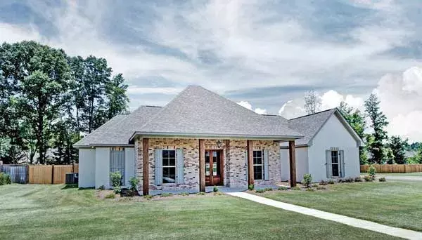 Country house plans 56-234 - front exterior, 2,343 sq ft, 4 bed, 2 bath house plans | Monster House Plans