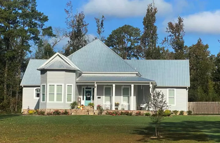 Modern Farmhouse house plans 56-253 - front exterior, 2,841 sq ft, 3 bed, 2 bath house plans | Monster House Plans