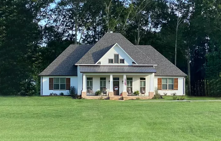 Modern Farmhouse house plans 56-259 - front exterior, 2,942 sq ft, 4 bed, 3 bath house plans | Monster House Plans