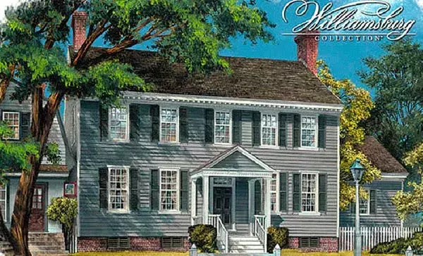 Southern Colonial house plans 57-175 - front exterior, 3,438 sq ft, 4 bed, 3 bath house plans | Monster House Plans