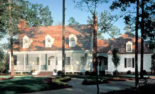 Southern house plans 57-298 - front exterior, 3,901 sq ft, 4 bed, 3 bath house plans | Monster House Plans