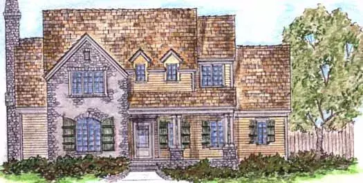 English Country house plans 58-104 - front exterior, 3,148 sq ft, 4 bed, 3 bath house plans | Monster House Plans