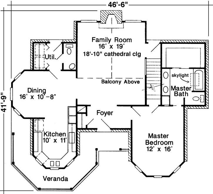 Main Floor Plan: 58-152