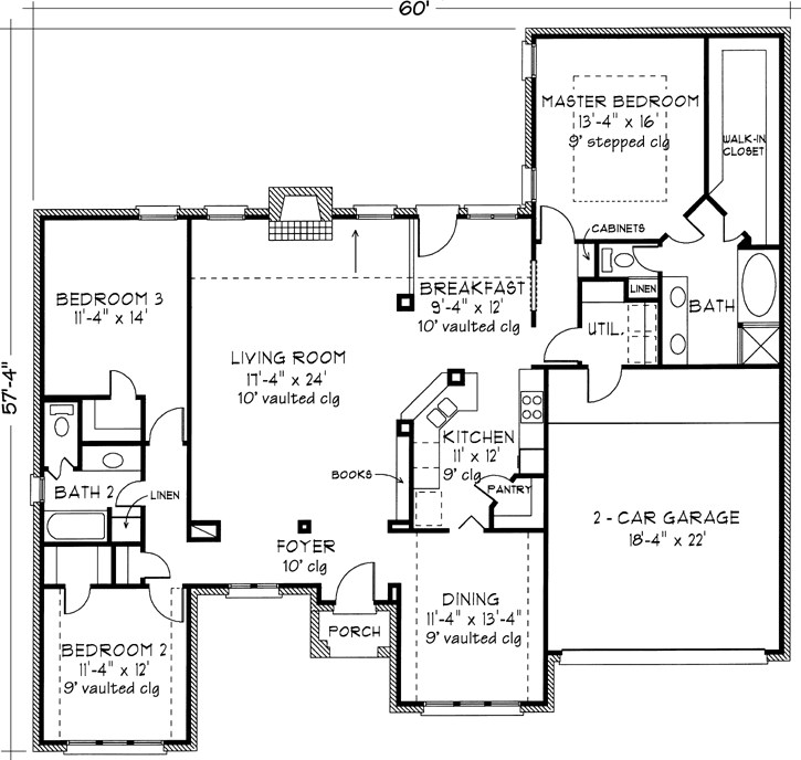 Main Floor Plan: 58-171