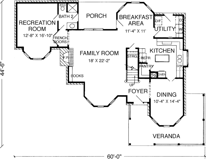 Main Floor Plan: 58-195
