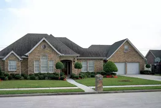 European house plans 58-211 - front exterior, 2,260 sq ft, 3 bed, 2 bath house plans | Monster House Plans