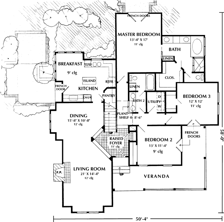 Main Floor Plan: 58-212