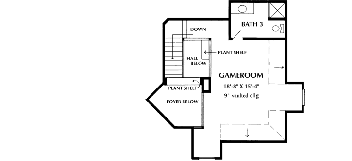 Upper/Second Floor Plan:58-212