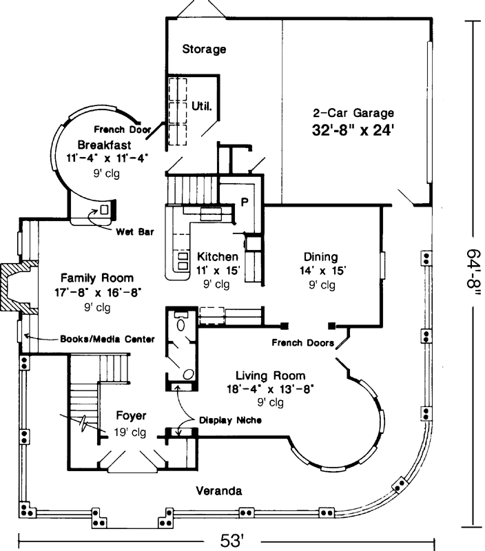 Main Floor Plan: 58-265