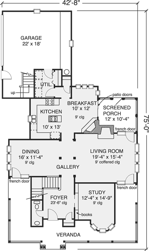Main Floor Plan: 58-266