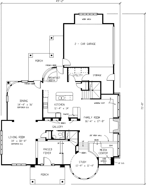 Main Floor Plan: 58-347
