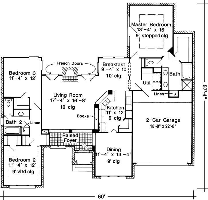 Main Floor Plan: 58-357