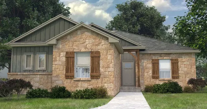 Country house plans 59-111 - front exterior, 1,691 sq ft, 3 bed, 2 bath house plans | Monster House Plans