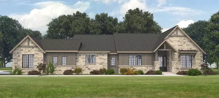 Country house plans 59-194 - front exterior, 2,790 sq ft, 3 bed, 2 bath house plans | Monster House Plans