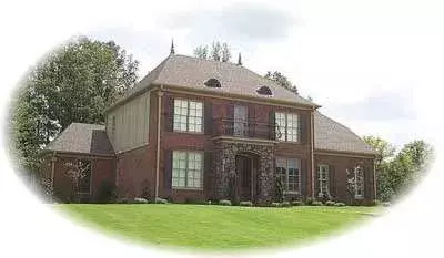 Southern Colonial house plans 6-1008 - front exterior, 3,340 sq ft, 3 bed, 3 bath house plans | Monster House Plans