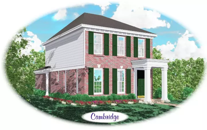 Southern Colonial house plans 6-101 - front exterior, 1,320 sq ft, 2 bed, 2 bath house plans | Monster House Plans