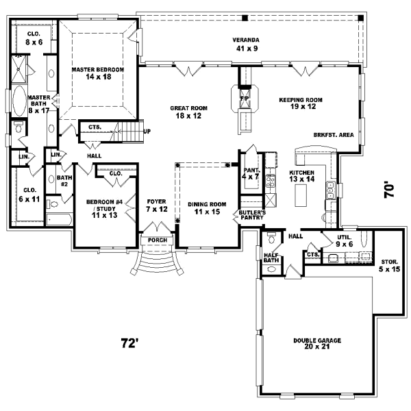 Main Floor Plan: 6-1010