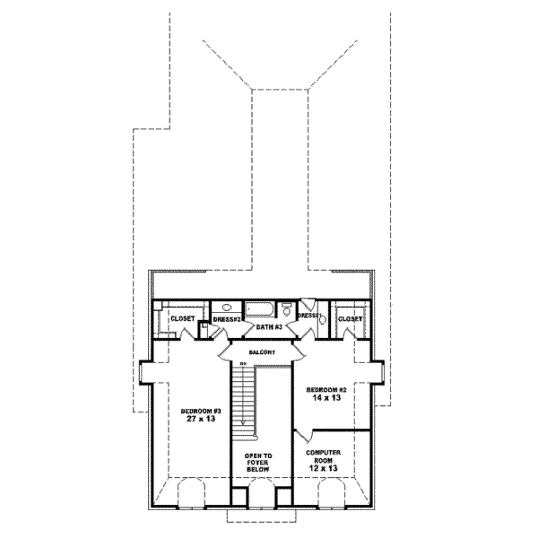 Upper/Second Floor Plan:6-1015